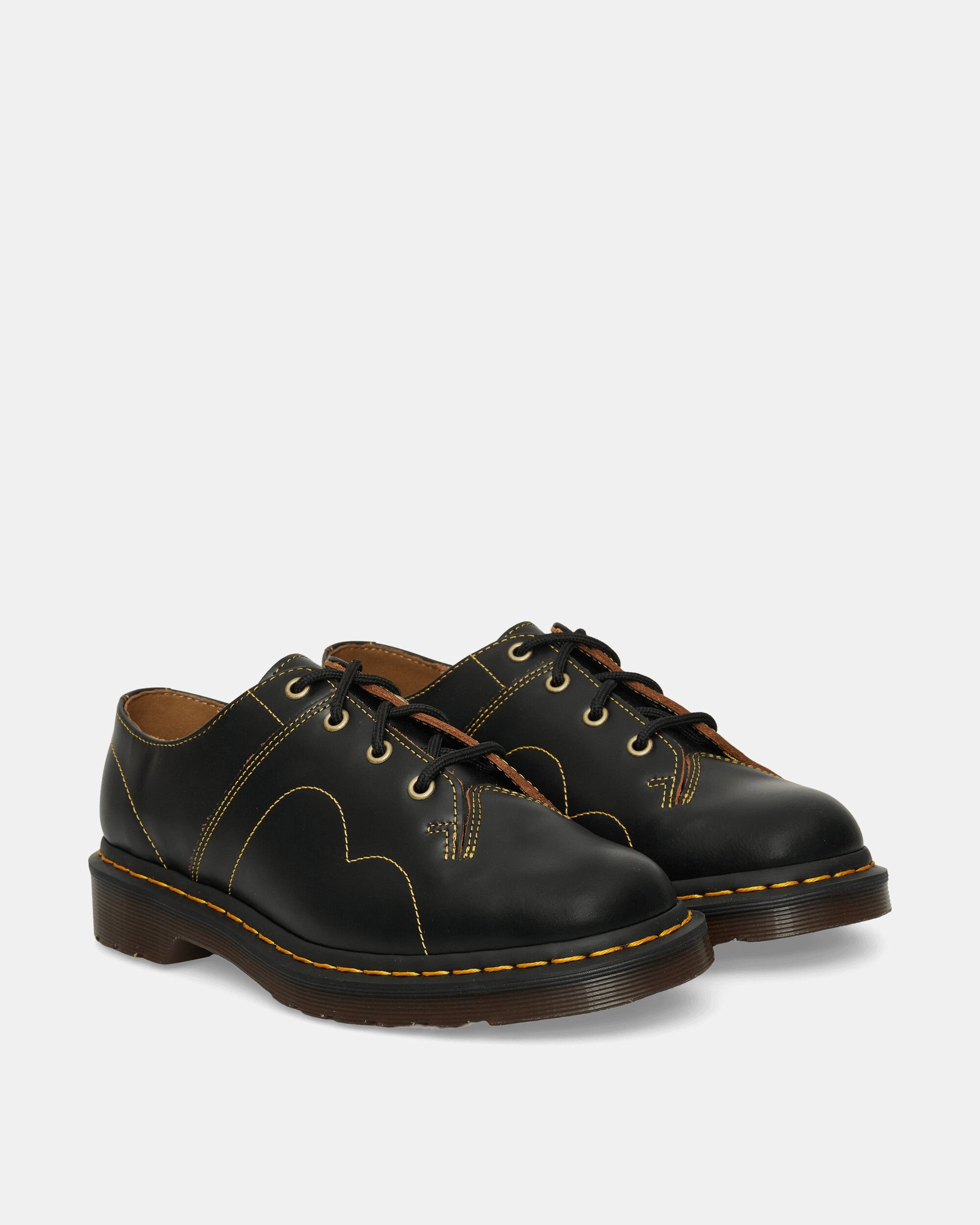 Church Leather Monkey Shoes Black Smooth Leather Boots