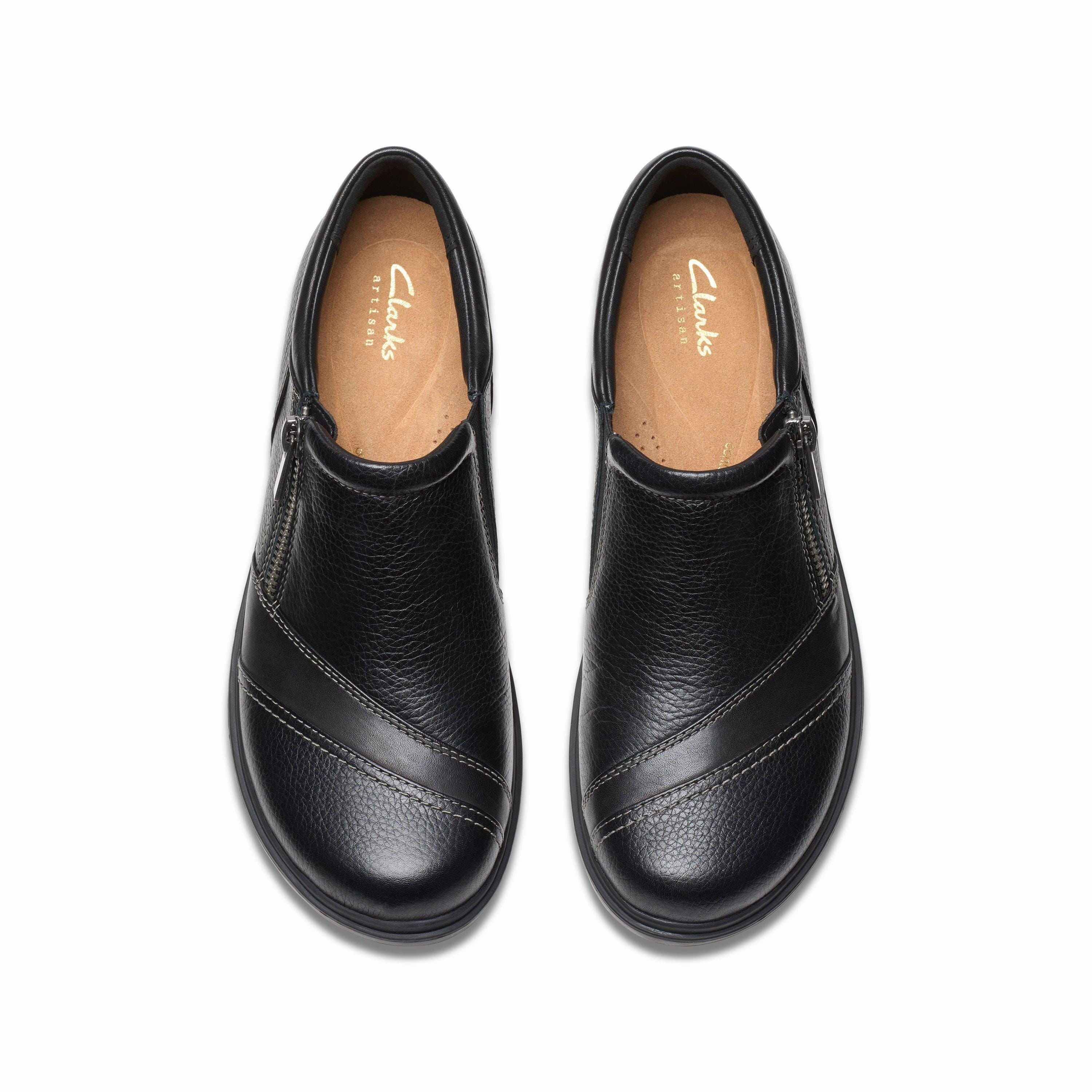 CLARKS CERTINA PURE WOMEN'S MEDIUM AND WIDE Clarks classic leather shoes