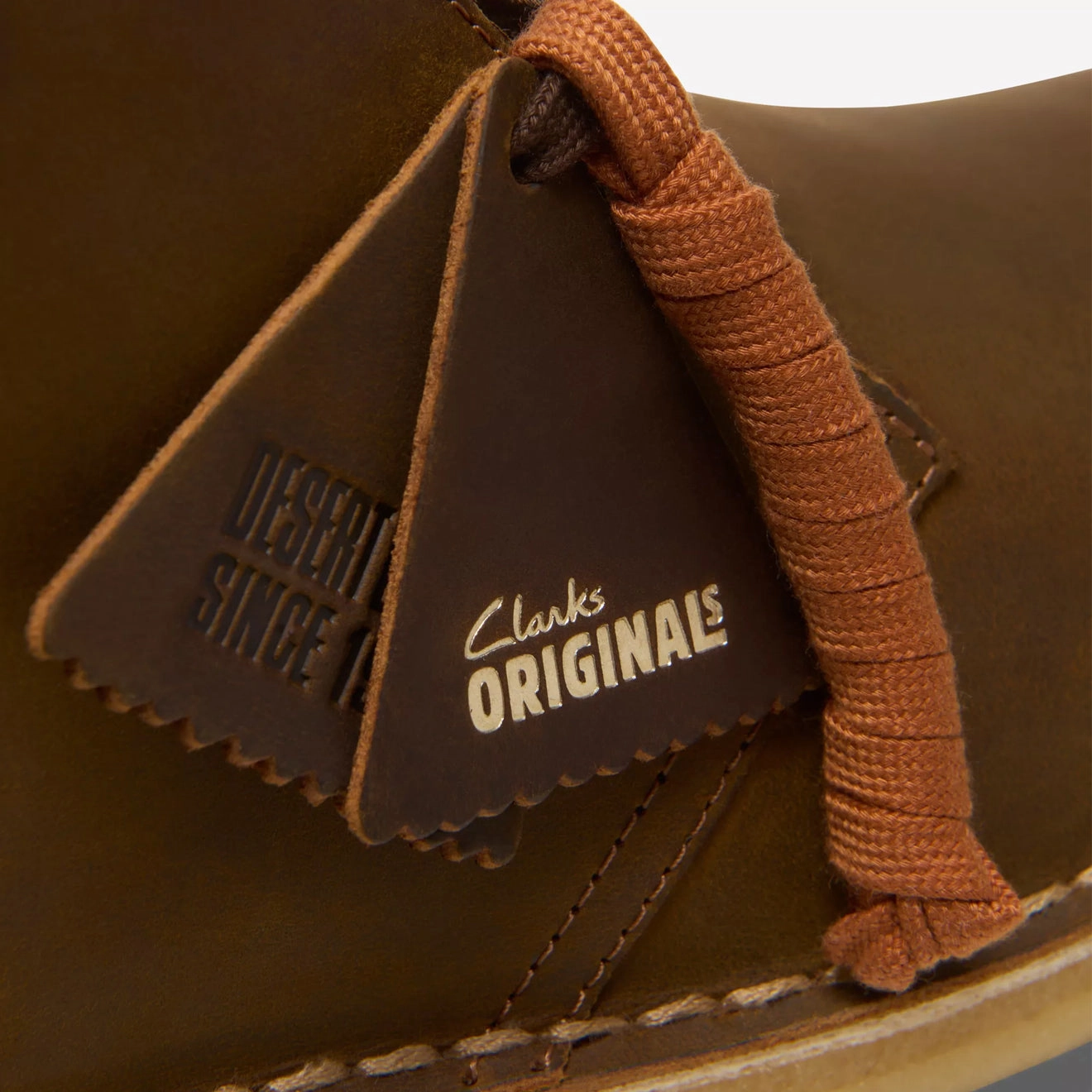 Clarks Originals Desert Boot Beeswax Heritage Suede Footwear