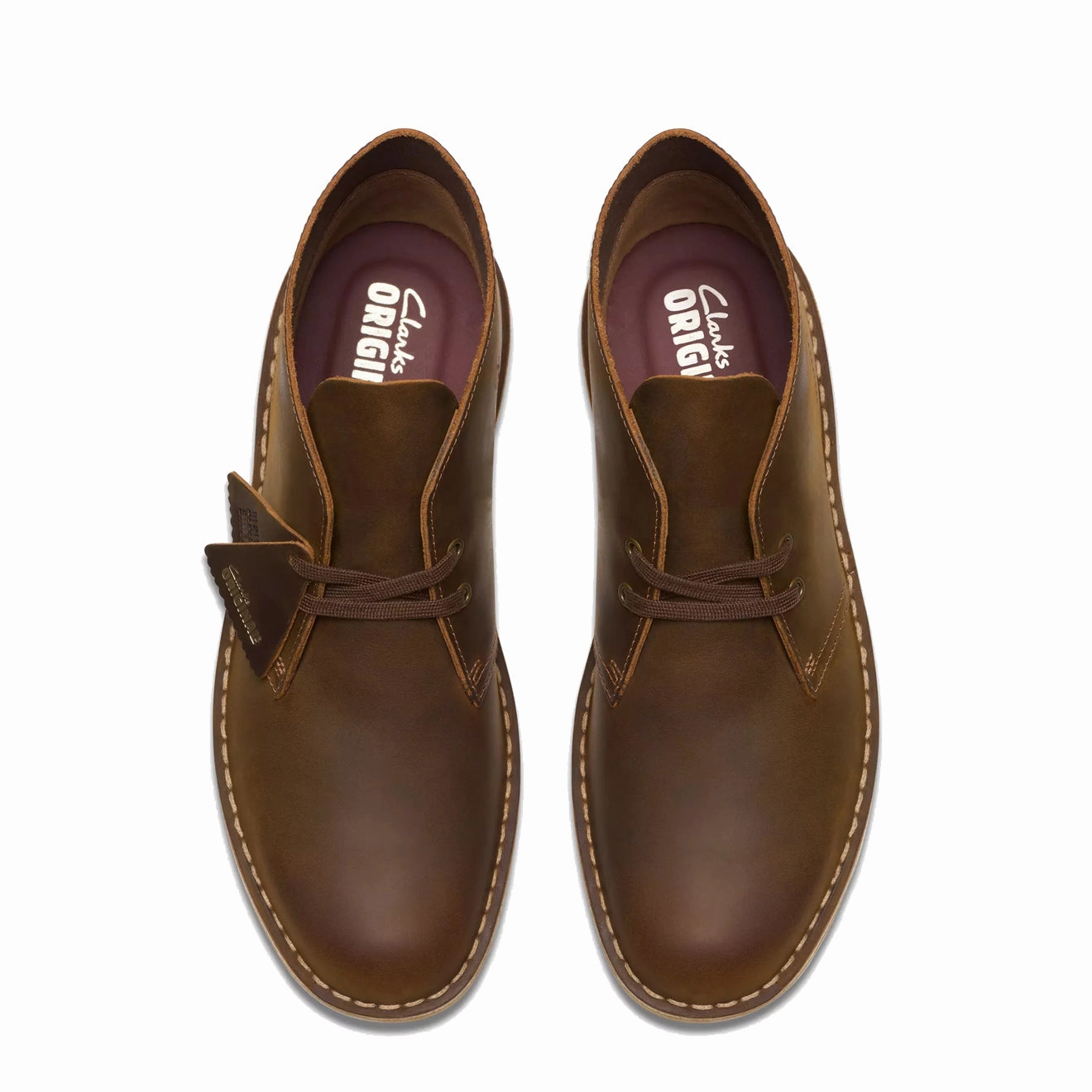 Clarks Originals Desert Boot Beeswax Heritage Suede Footwear