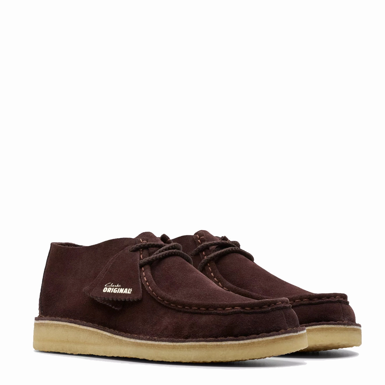 Clarks Originals Desert Nomad Deep Brown Suede Heritage Suede Footwear