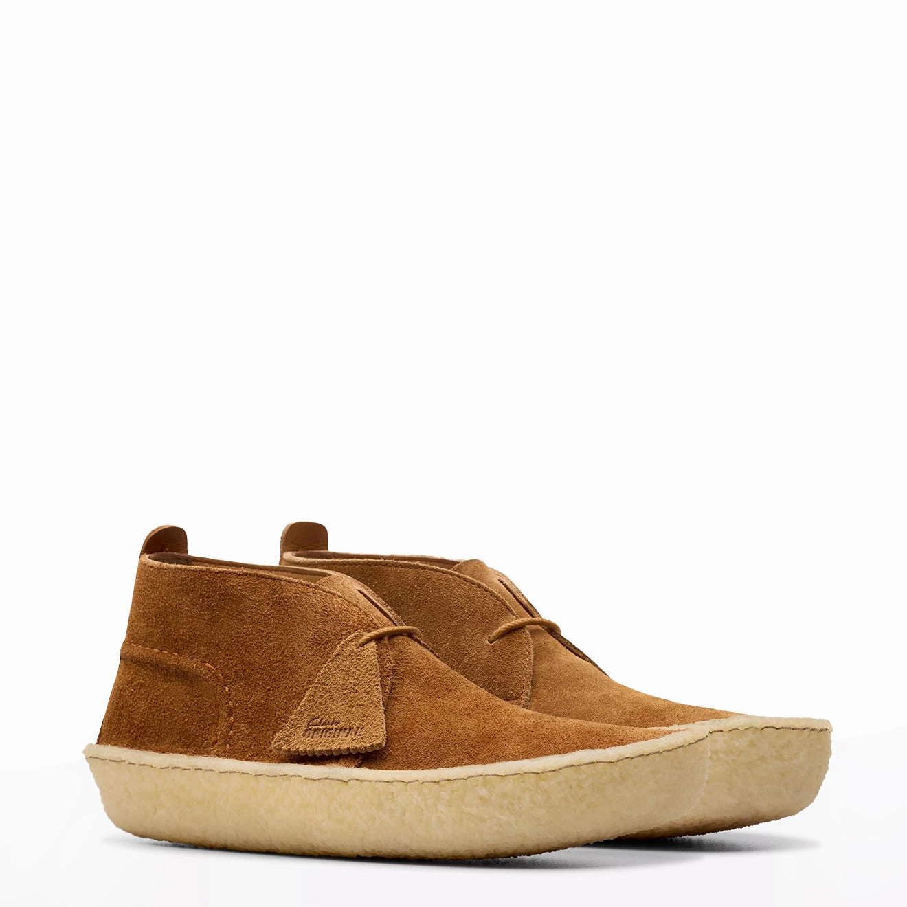 Clarks Originals Desert Rain Dark Cola Suede Heritage Suede Footwear