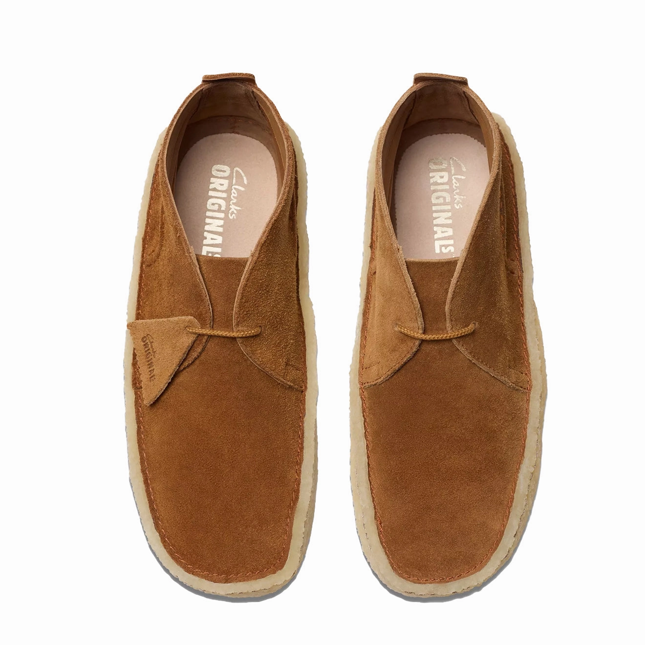 Clarks Originals Desert Rain Dark Cola Suede Heritage Suede Footwear