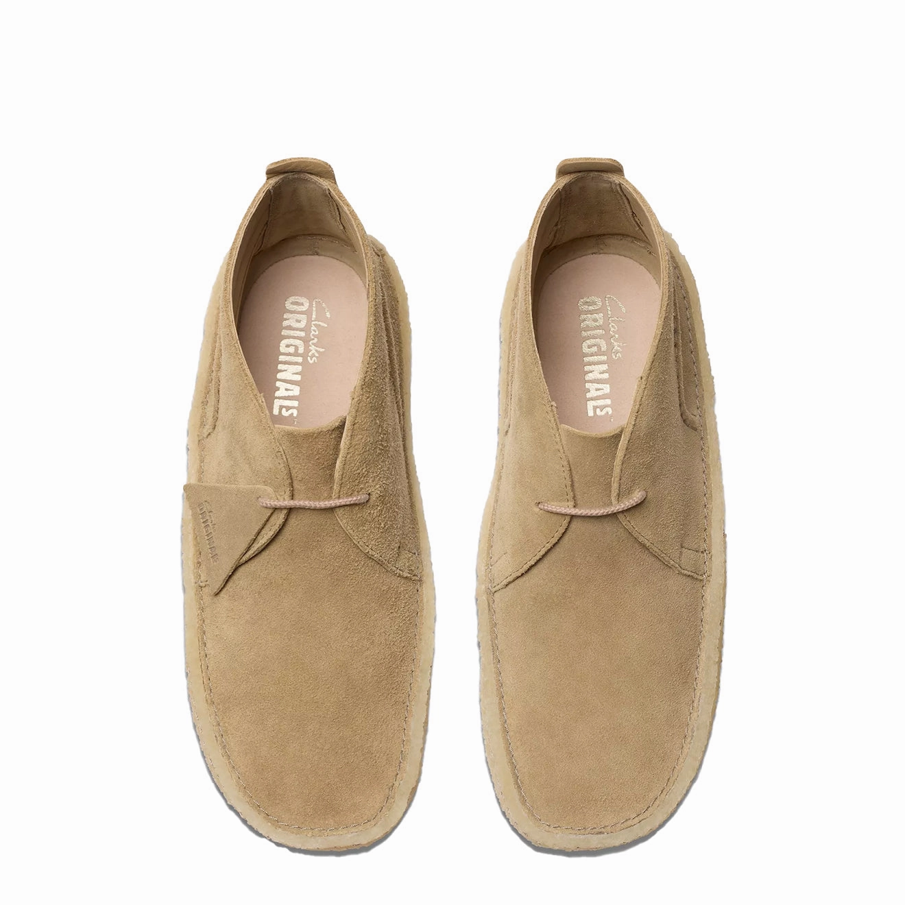 Clarks Originals Desert Rain Dark Sand Suede Heritage Suede Footwear