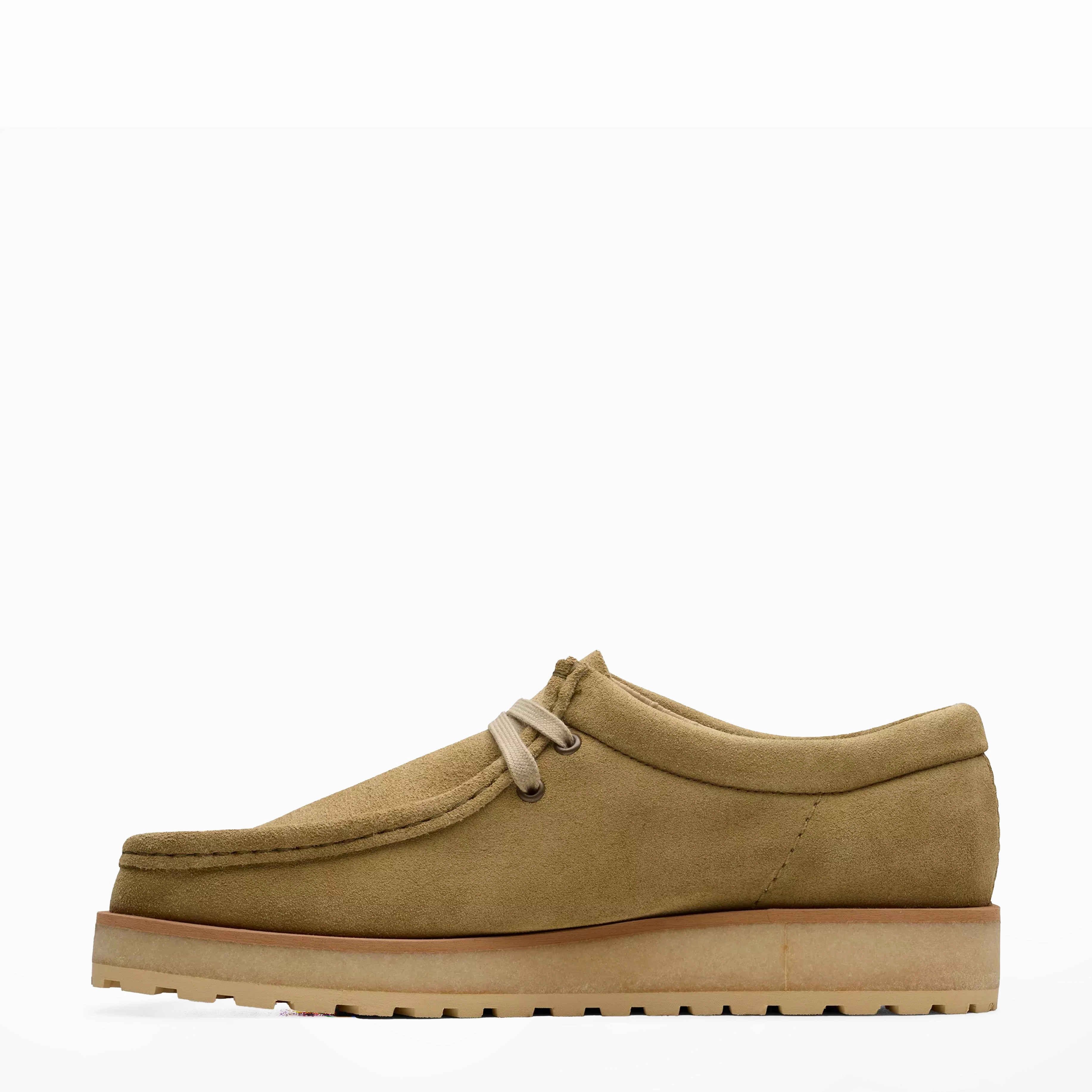 Clarks Originals The Wallabee Scout Lo Dark Sand Suede Heritage Suede Footwear