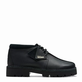 Clarks Originals Trek Hike Shoe Black Leather Clarks Originals shoe designs