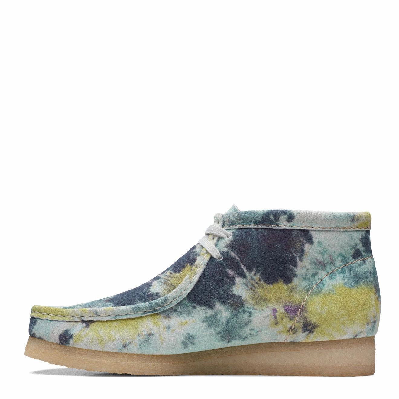 Clarks Originals Wallabee Boot Turquoise TieDye Heritage Suede Footwear