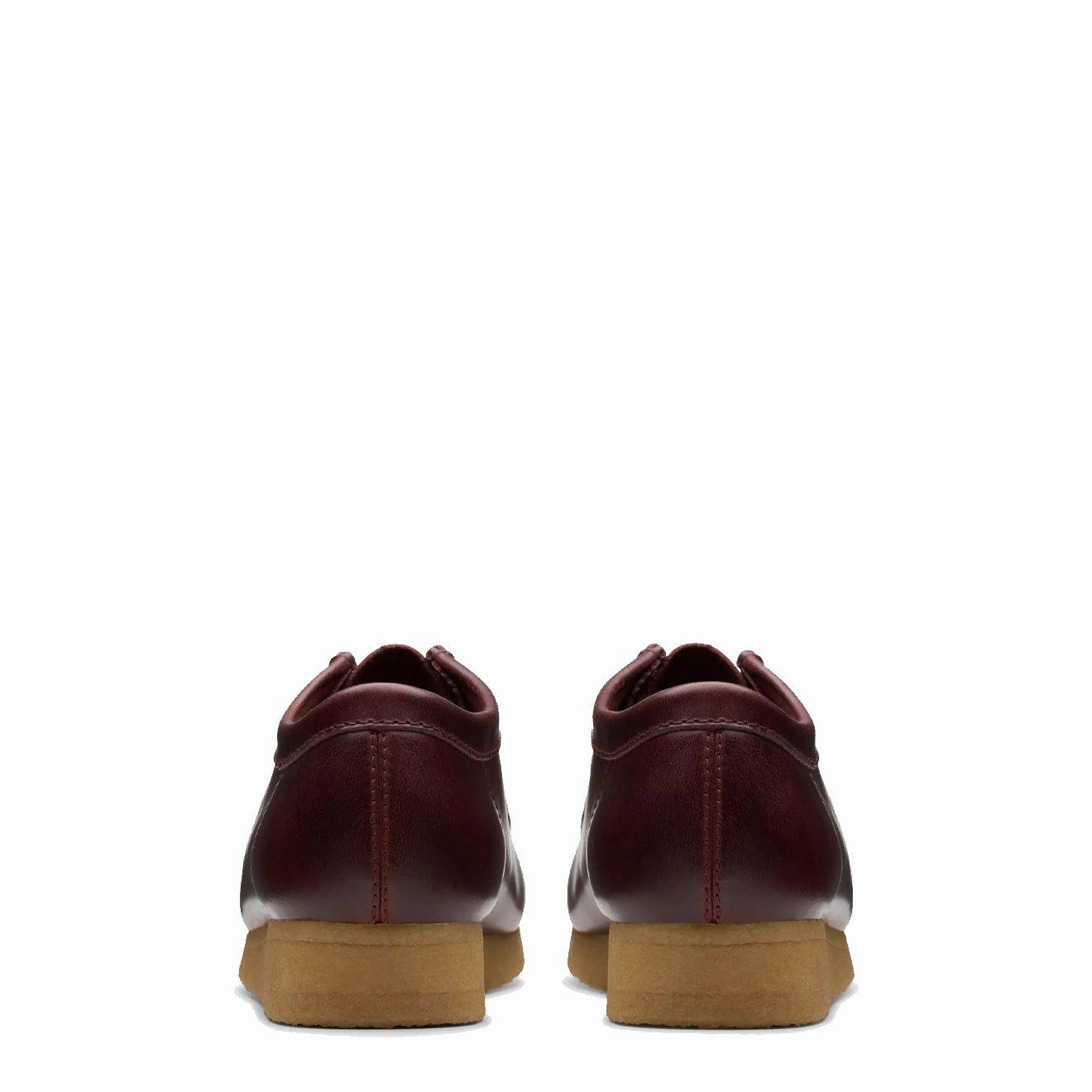 Clarks Originals Wallabee Deep Red Leather Heritage Suede Footwear