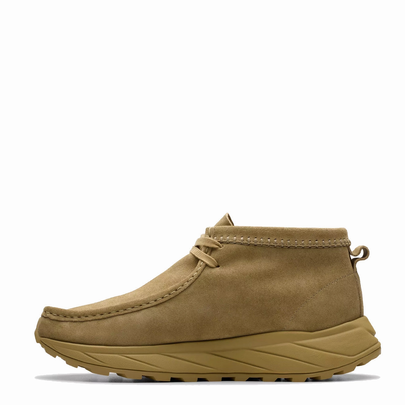 Clarks Originals Wallabee Eden Dark Sand Suede Heritage Suede Footwear
