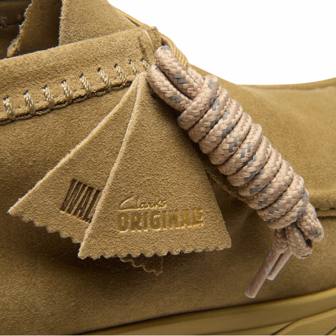 Clarks Originals Wallabee Eden Dark Sand Suede Heritage Suede Footwear