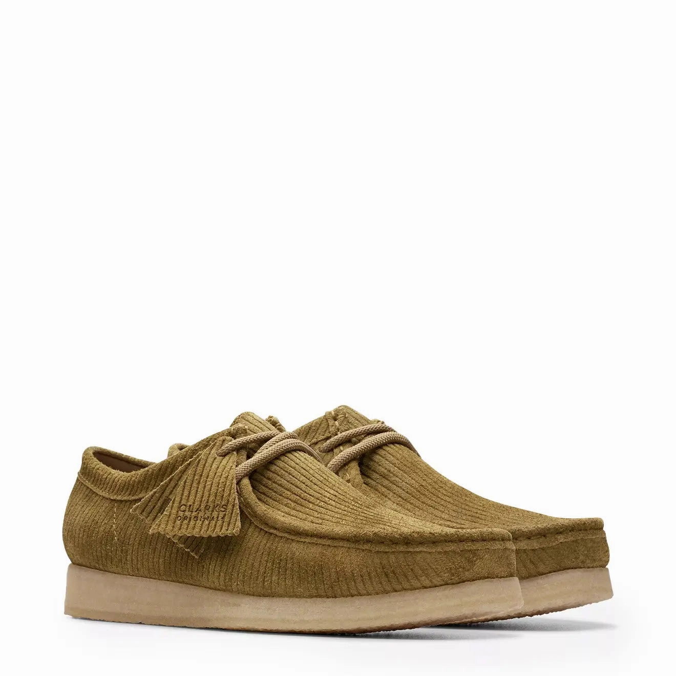 Clarks Originals Wallabee Mid Green Heritage Suede Footwear