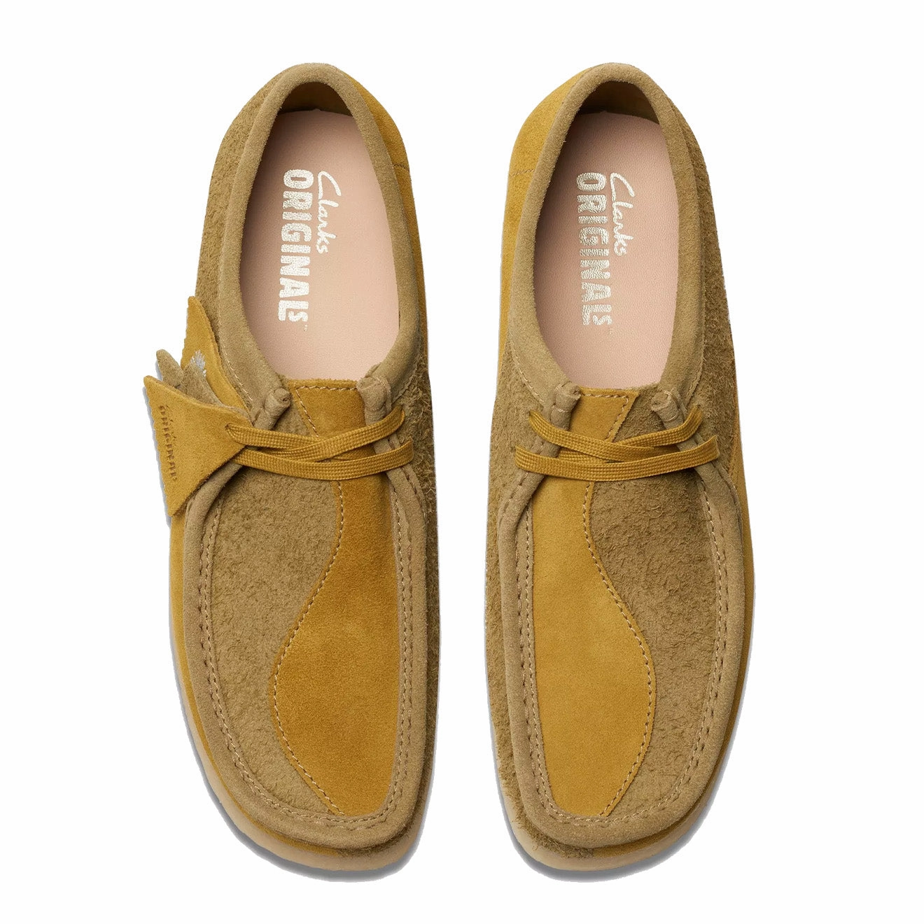 Clarks Originals Wallabee Shoe Olive Combination Heritage Suede Footwear