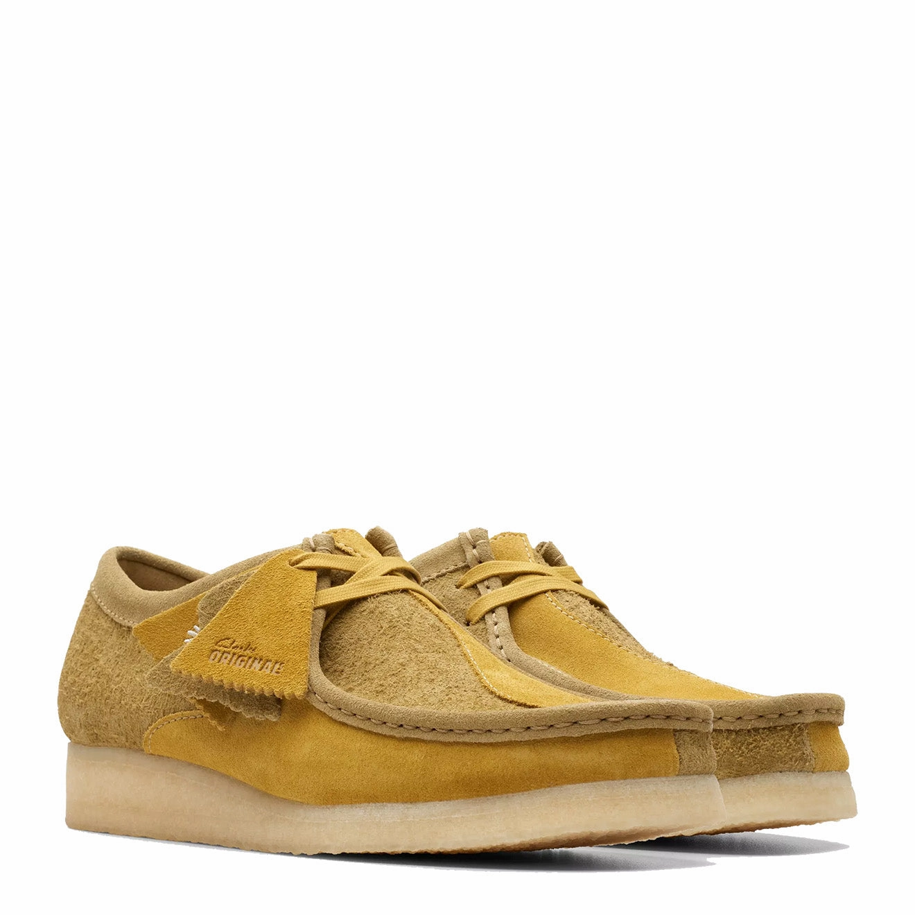 Clarks Originals Wallabee Shoe Olive Combination Heritage Suede Footwear