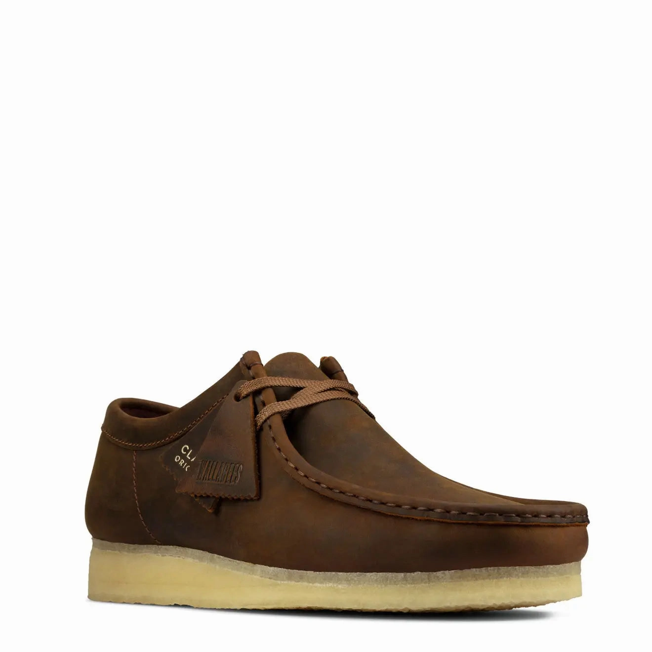 Clarks Originals Wallabee Shoes Beeswax Leather Heritage Suede Footwear