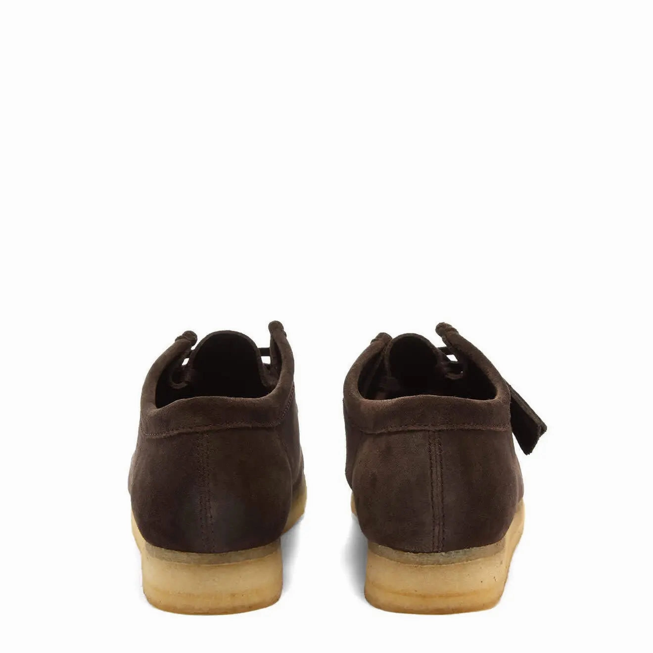 Clarks Originals Wallabee Shoes Dark Brown Suede Heritage Suede Footwear