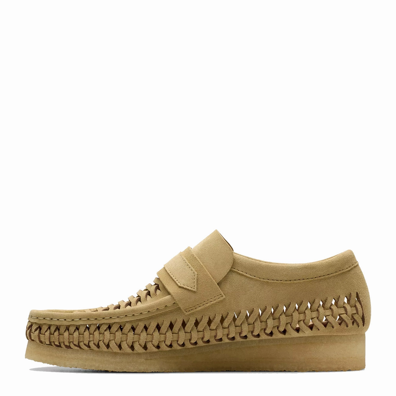 Clarks Originals WB Loafer Weave Maple Suede Heritage Suede Footwear
