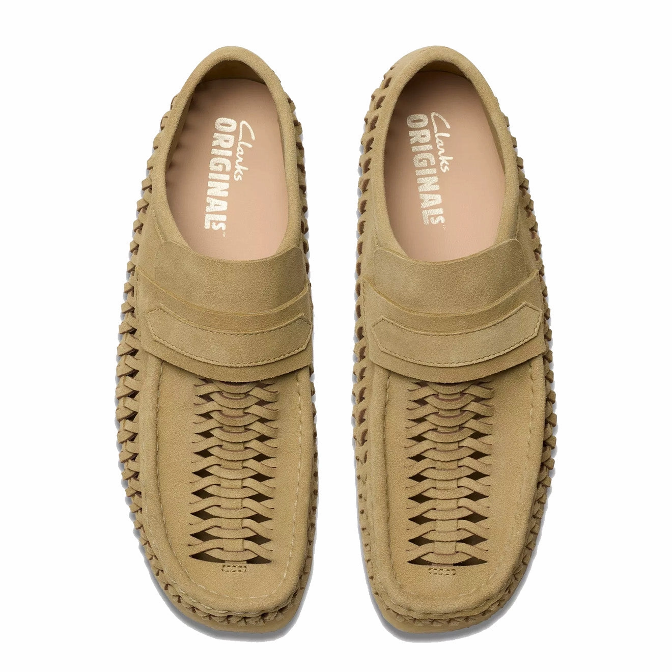 Clarks Originals WB Loafer Weave Maple Suede Heritage Suede Footwear
