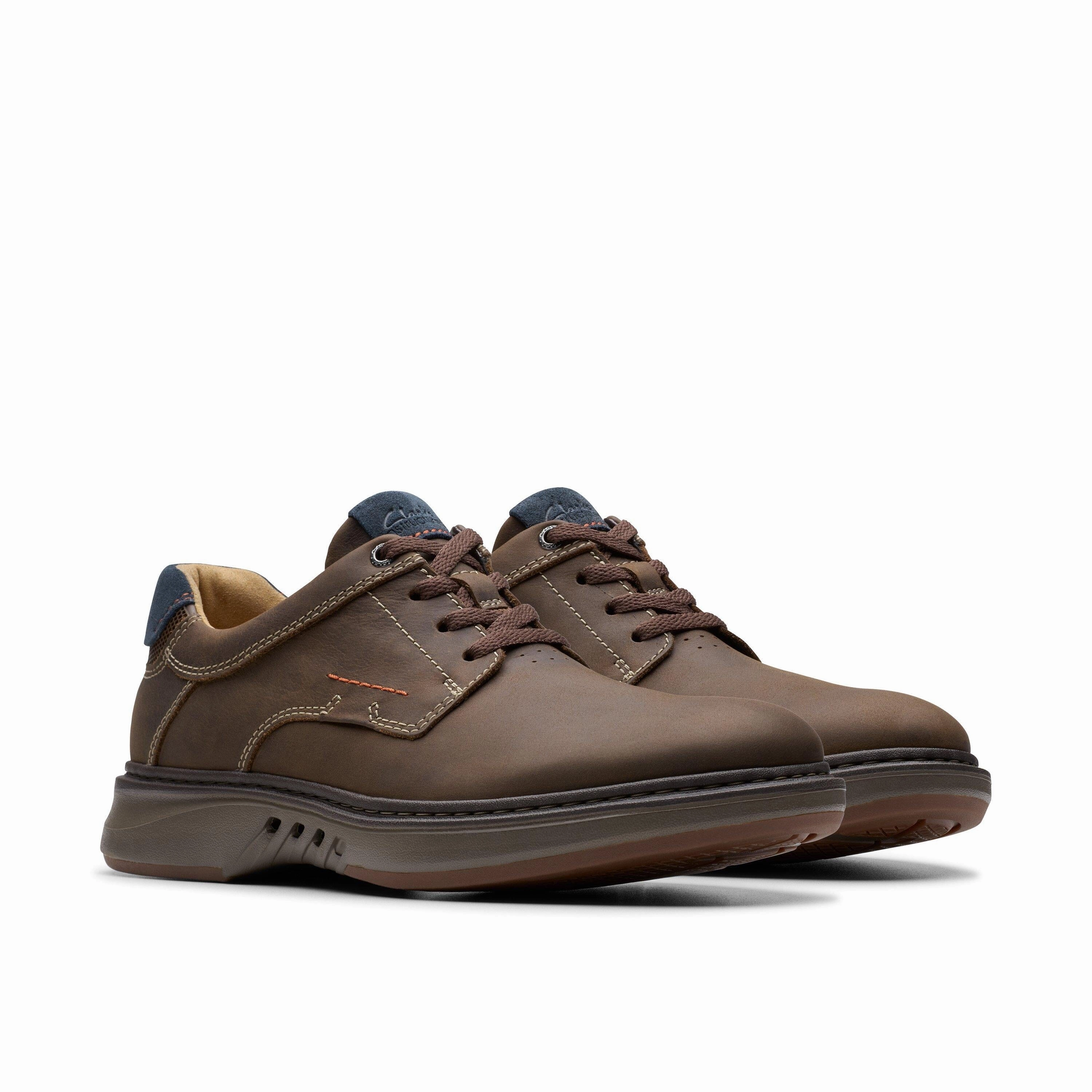 CLARKS UN BRILEY PACE MEN'S MEDIUM AND WIDE Clarks classic leather shoes