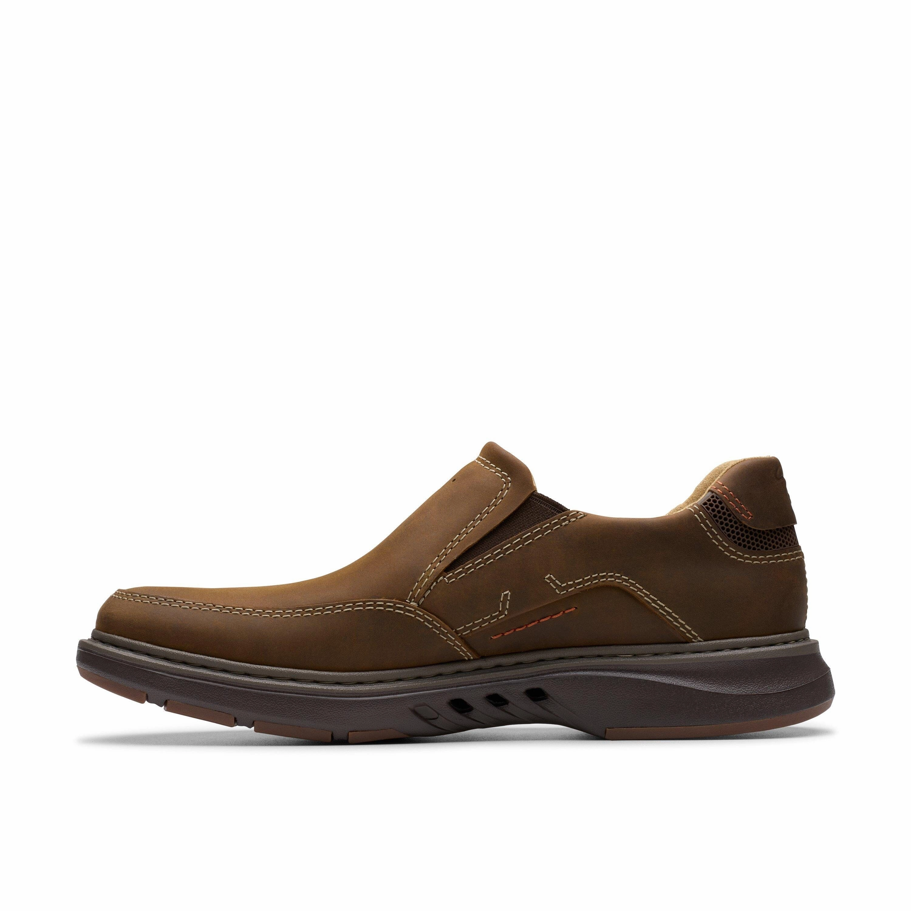CLARKS UN BRILEY STEP MEN'S MEDIUM AND WIDE Clarks classic leather shoes