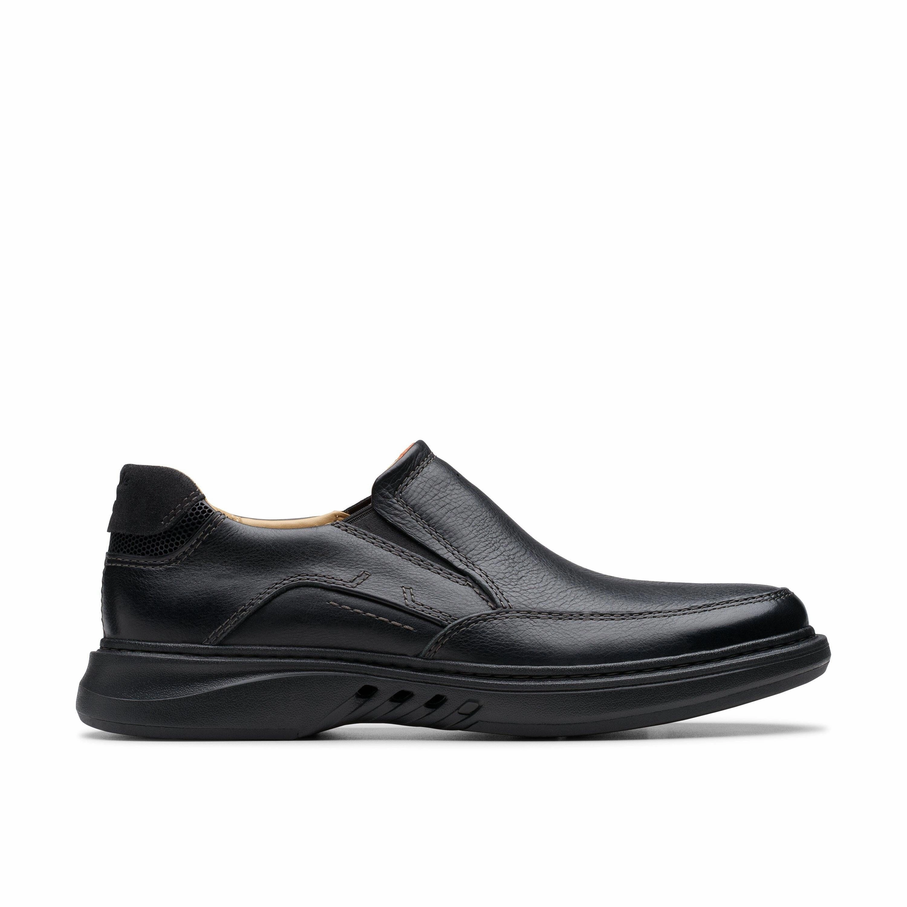CLARKS UN BRILEY STEP MEN'S MEDIUM AND WIDE Clarks classic leather shoes