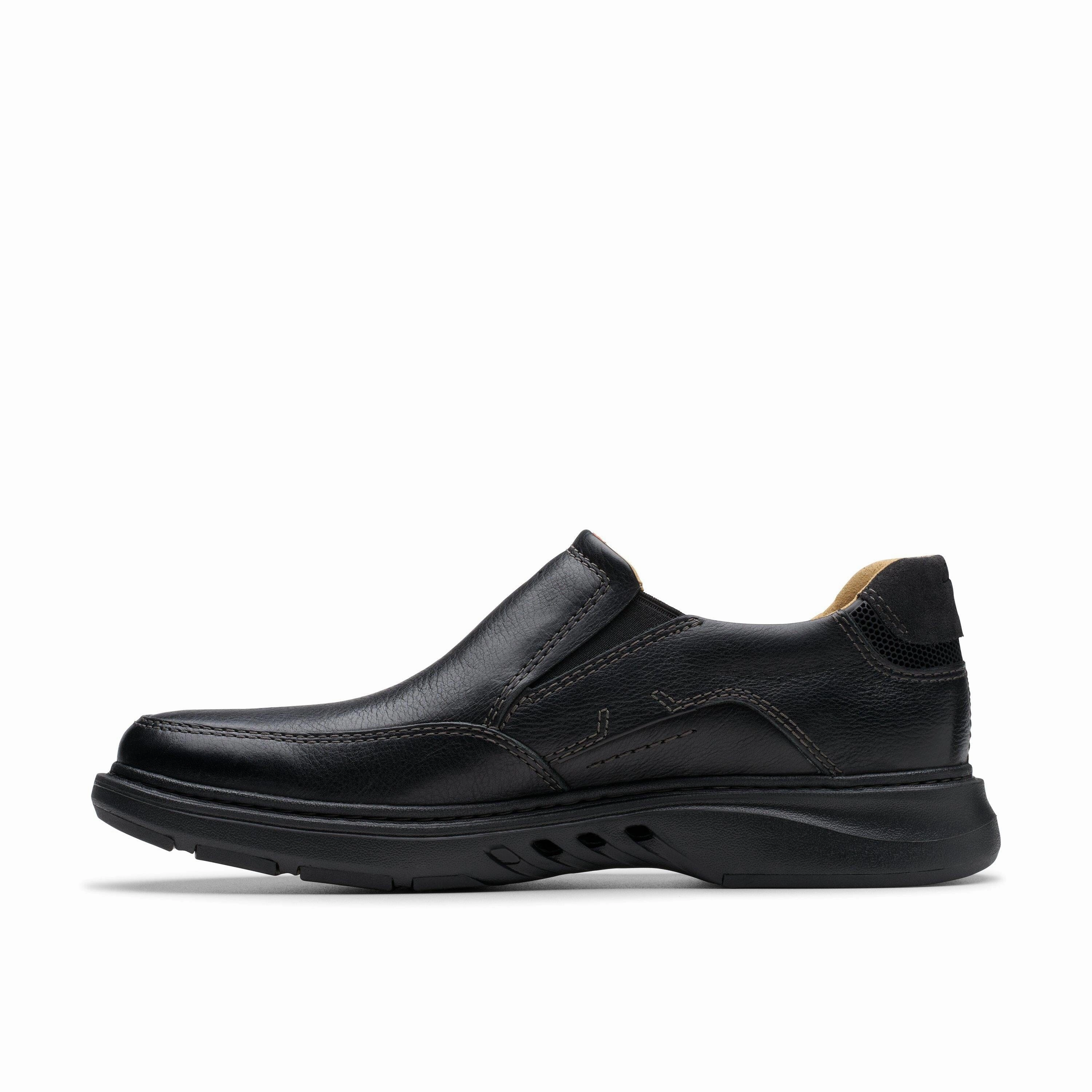 CLARKS UN BRILEY STEP MEN'S MEDIUM AND WIDE Clarks classic leather shoes