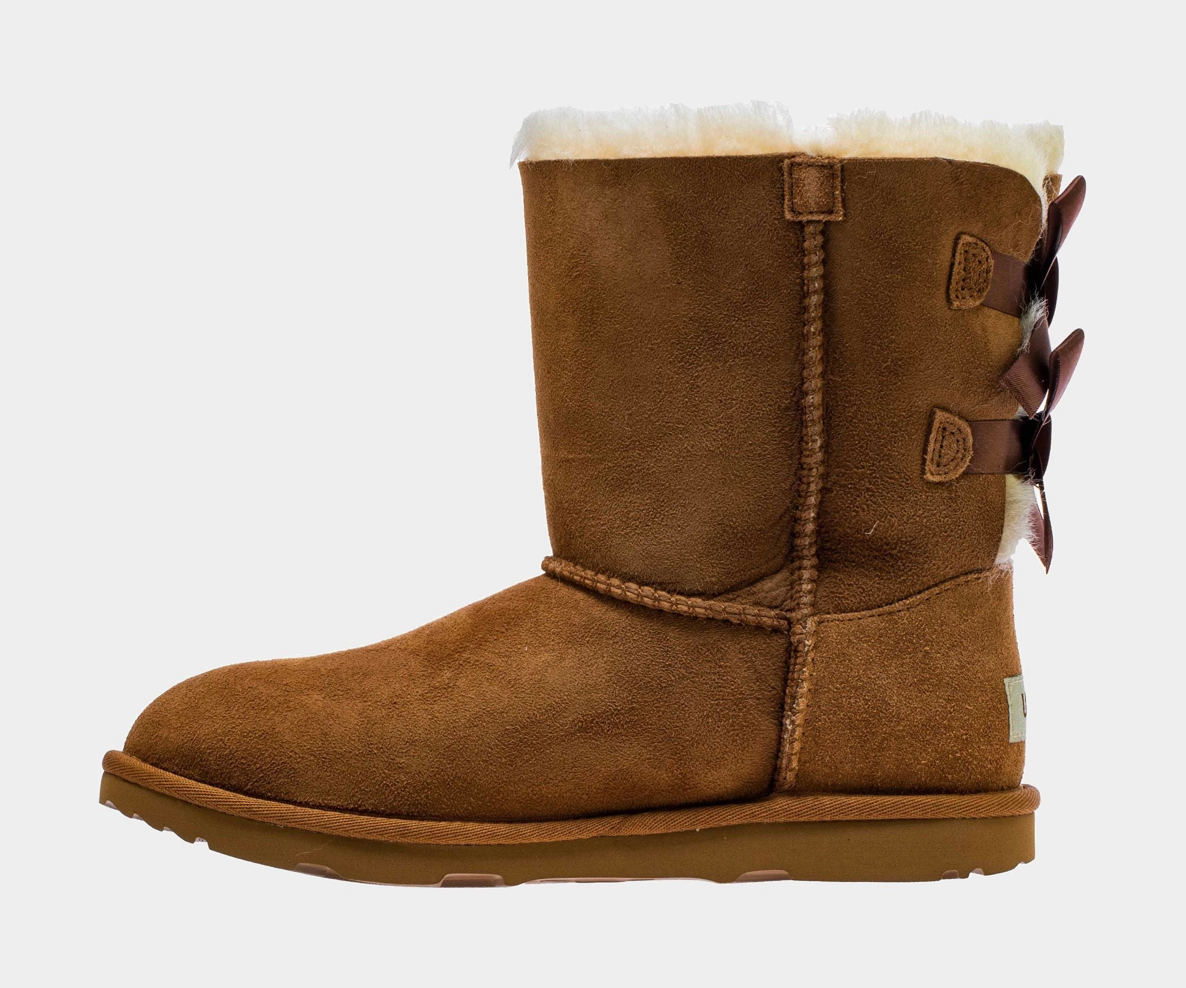 Classic Bailey Bow 2 Grade School Boots (Chestnut Brown) Ugg Mini Boot Styles