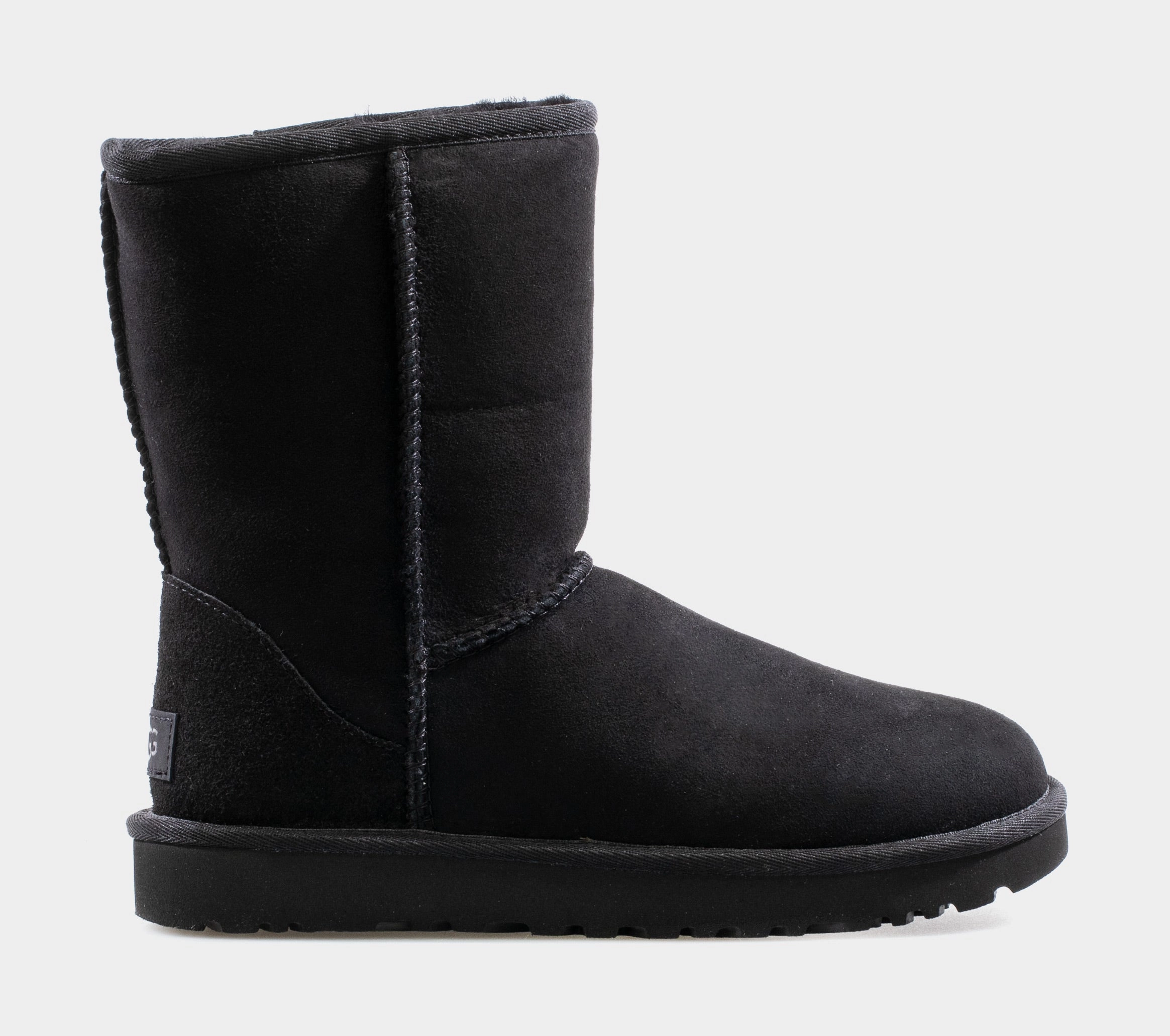Classic II Short Womens Boot (Black) ugg classic tasman slippers warm and durable