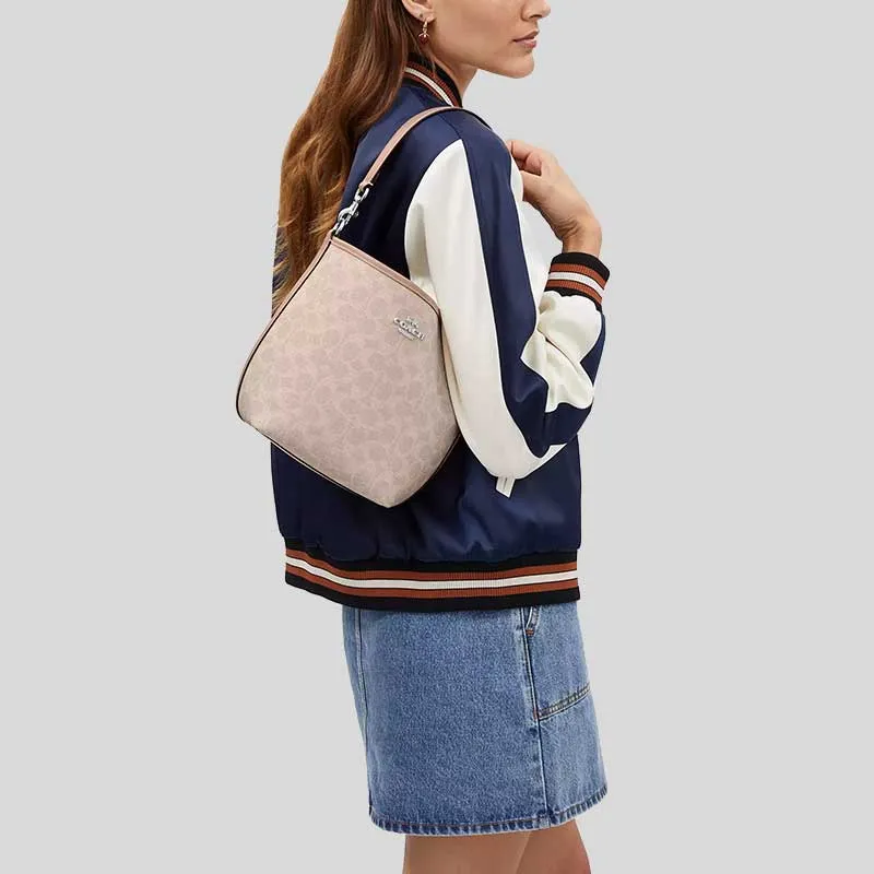 Coach Bags COACH City Bucket Bag In Signature Canvas Taupe CT800