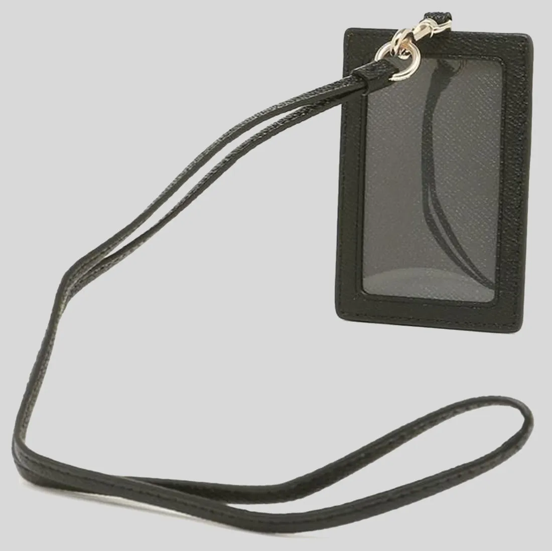 Coach Bags COACH ID Lanyard In Crossgrain leather Black 57311