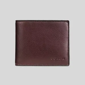 Coach Bags COACH Men's 3 In 1 Wallet In Smooth Calf Leather Mahogany CR911