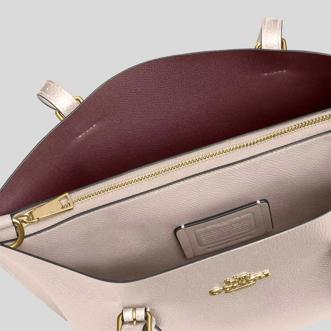 Coach Bags COACH Mollie Tote Bag 25 Light Champagne CX253