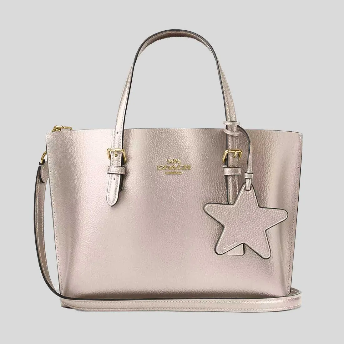 Coach Bags COACH Mollie Tote Bag 25 Light Champagne CX253