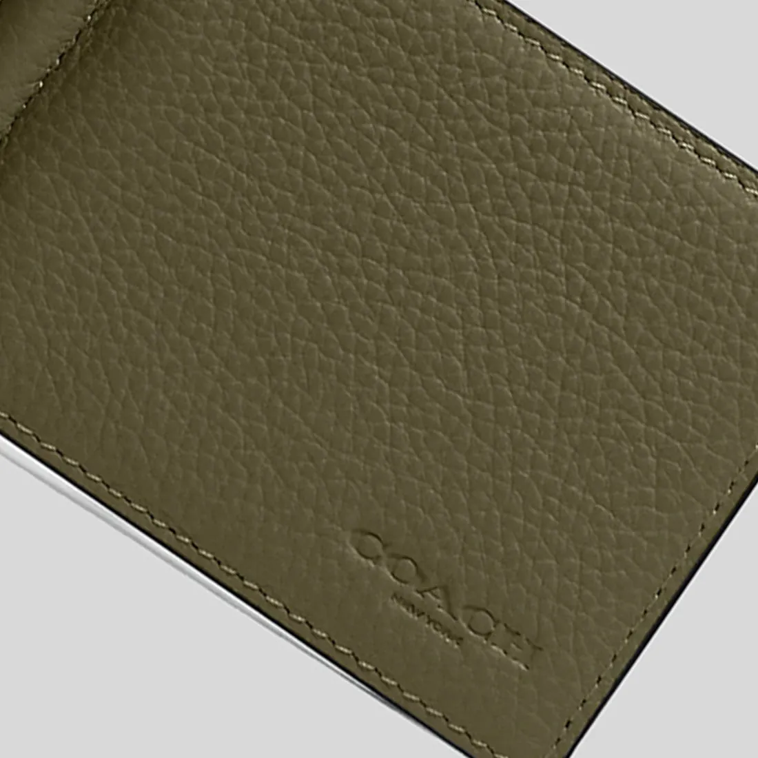 Coach Bags Coach Slim Money Clip Billfold Wallet Olive Drab CH090
