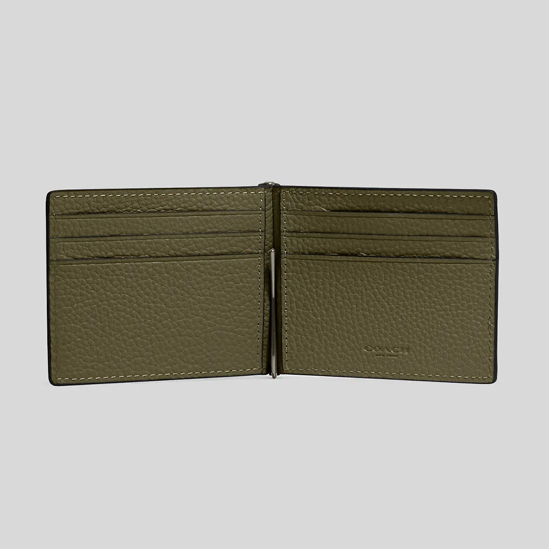 Coach Bags Coach Slim Money Clip Billfold Wallet Olive Drab CH090