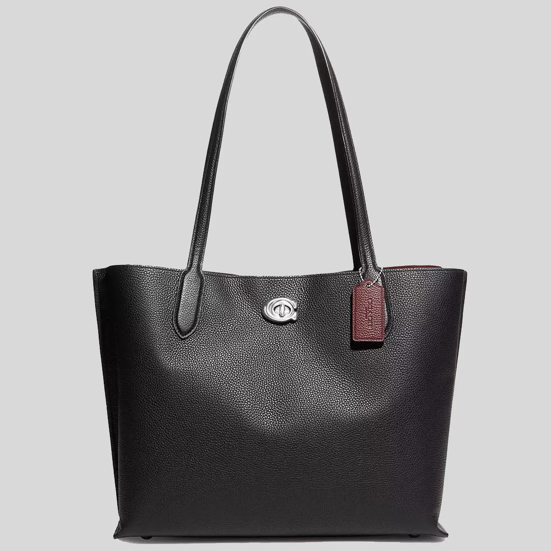 Coach Bags COACH Willow Tote Bag Silver/Black C0689