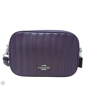 Coach Bags Puffy Linear Quilting Jes Leather Crossbody Designer By Coach In Silver Amethyst, Size: Medium