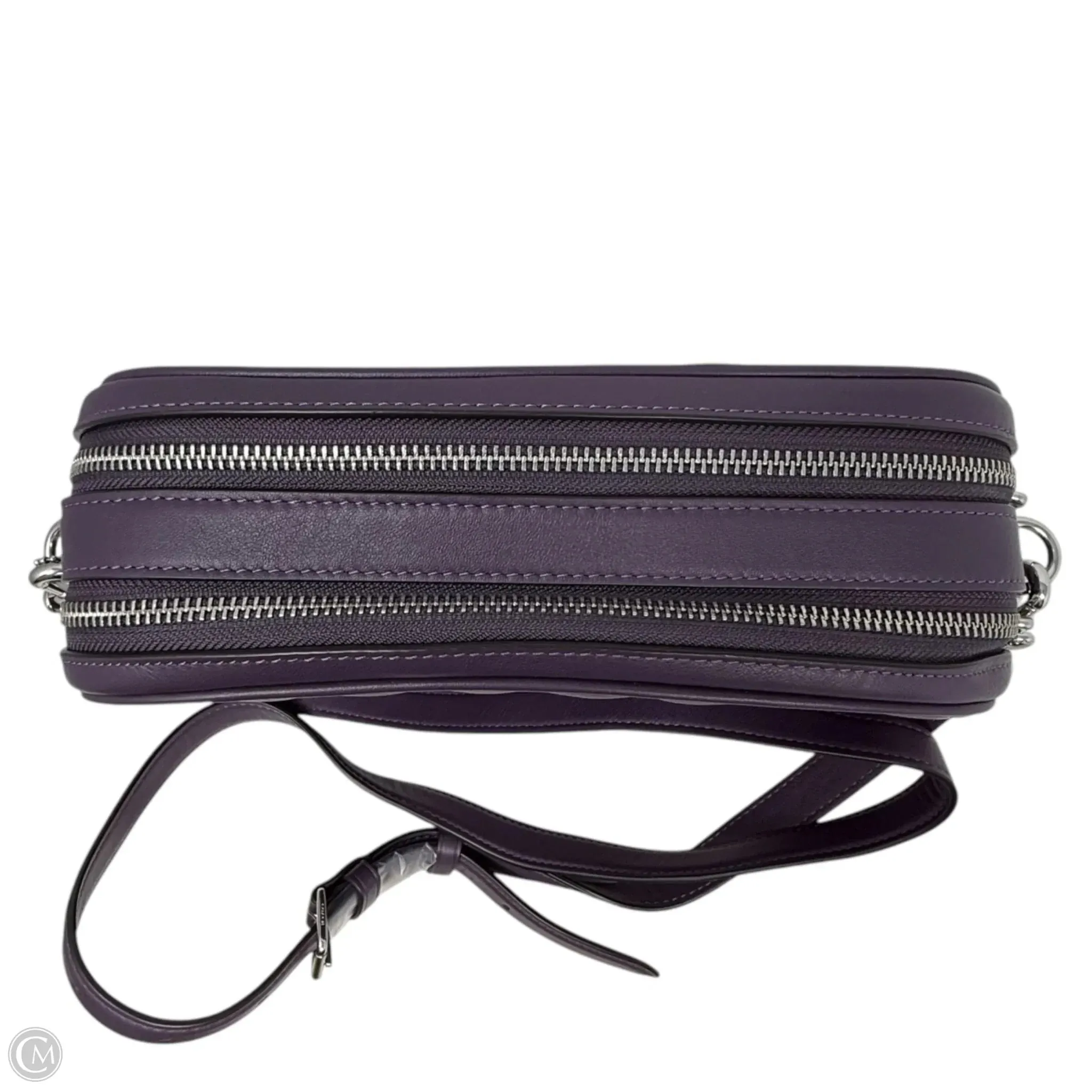 Coach Bags Puffy Linear Quilting Jes Leather Crossbody Designer By Coach In Silver Amethyst, Size: Medium