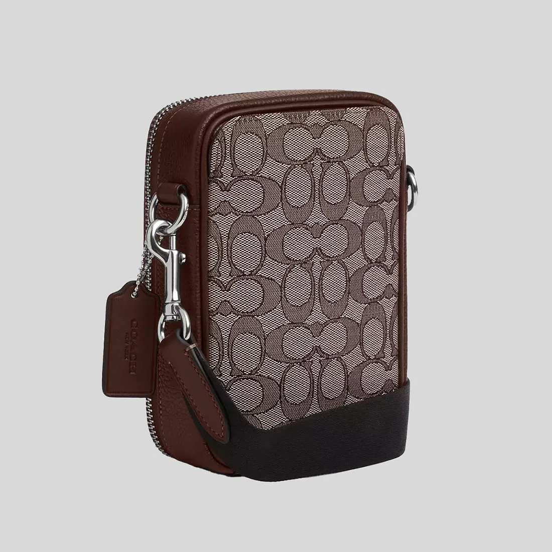 Coach Crossbody Bag COACH Stanton Crossbody In Signature Jacquard Oak/Maple CH097
