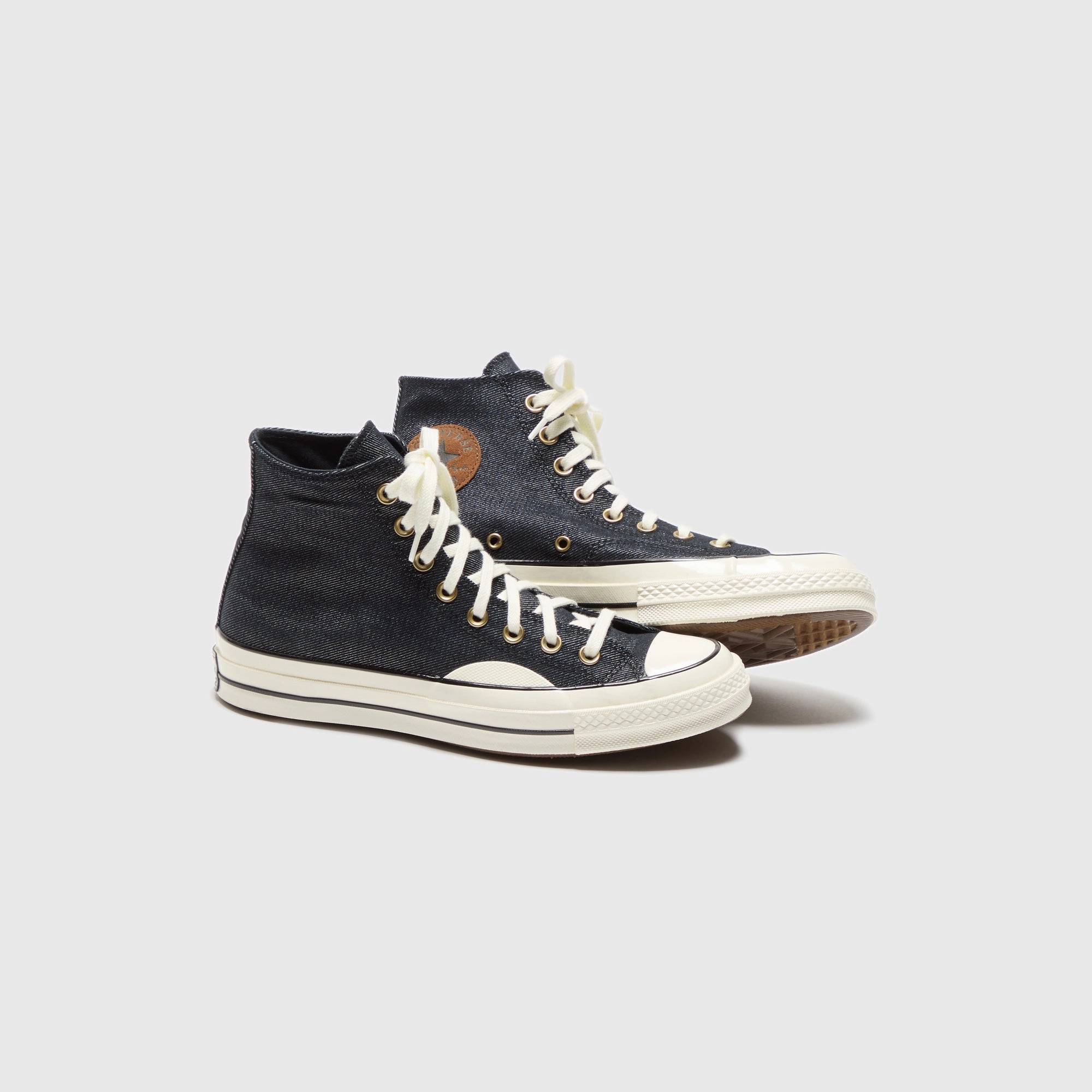 Converse Chuck 70 - Black / Dark Whiskey / Black Heritage style lace-ups