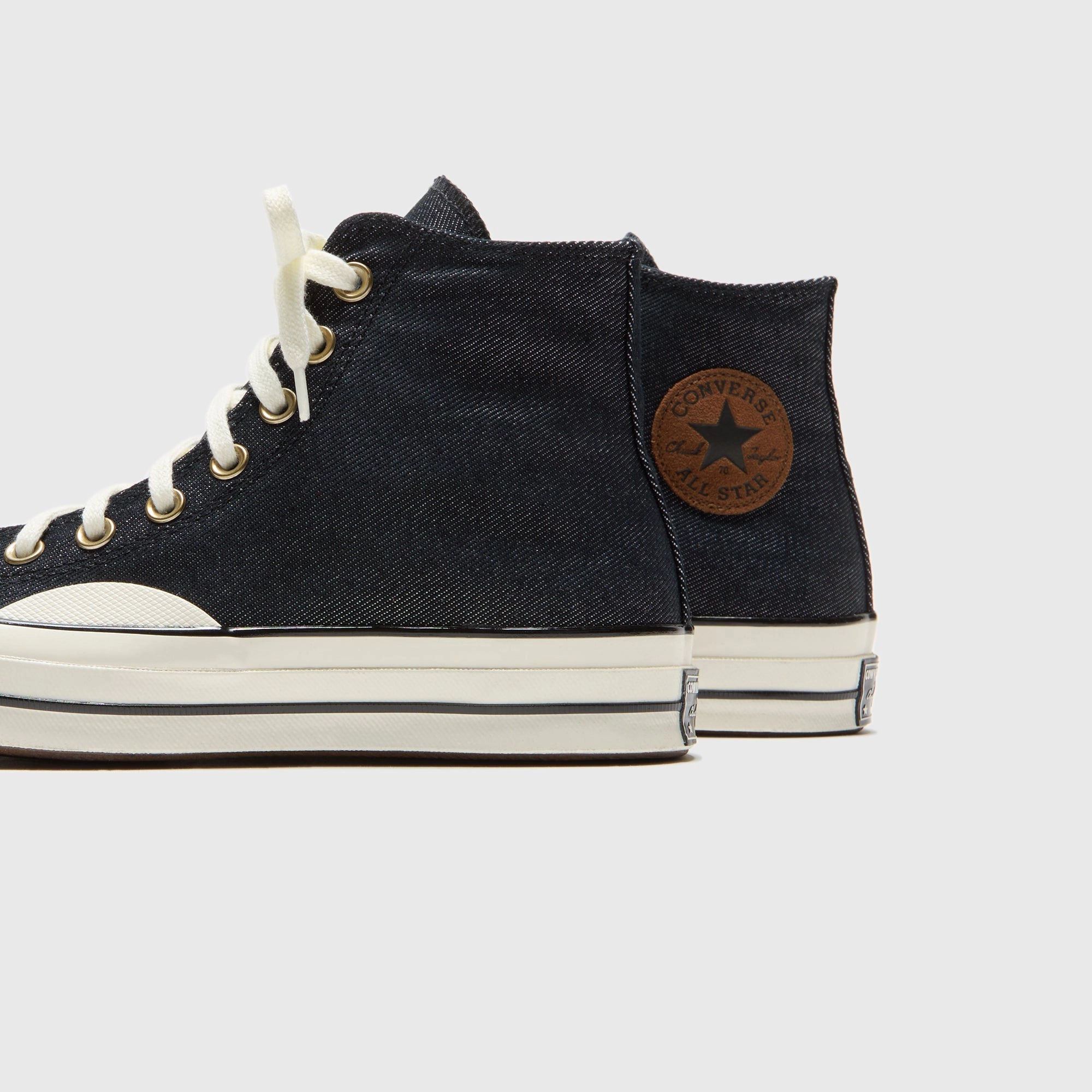 Converse Chuck 70 - Black / Dark Whiskey / Black Heritage style lace-ups