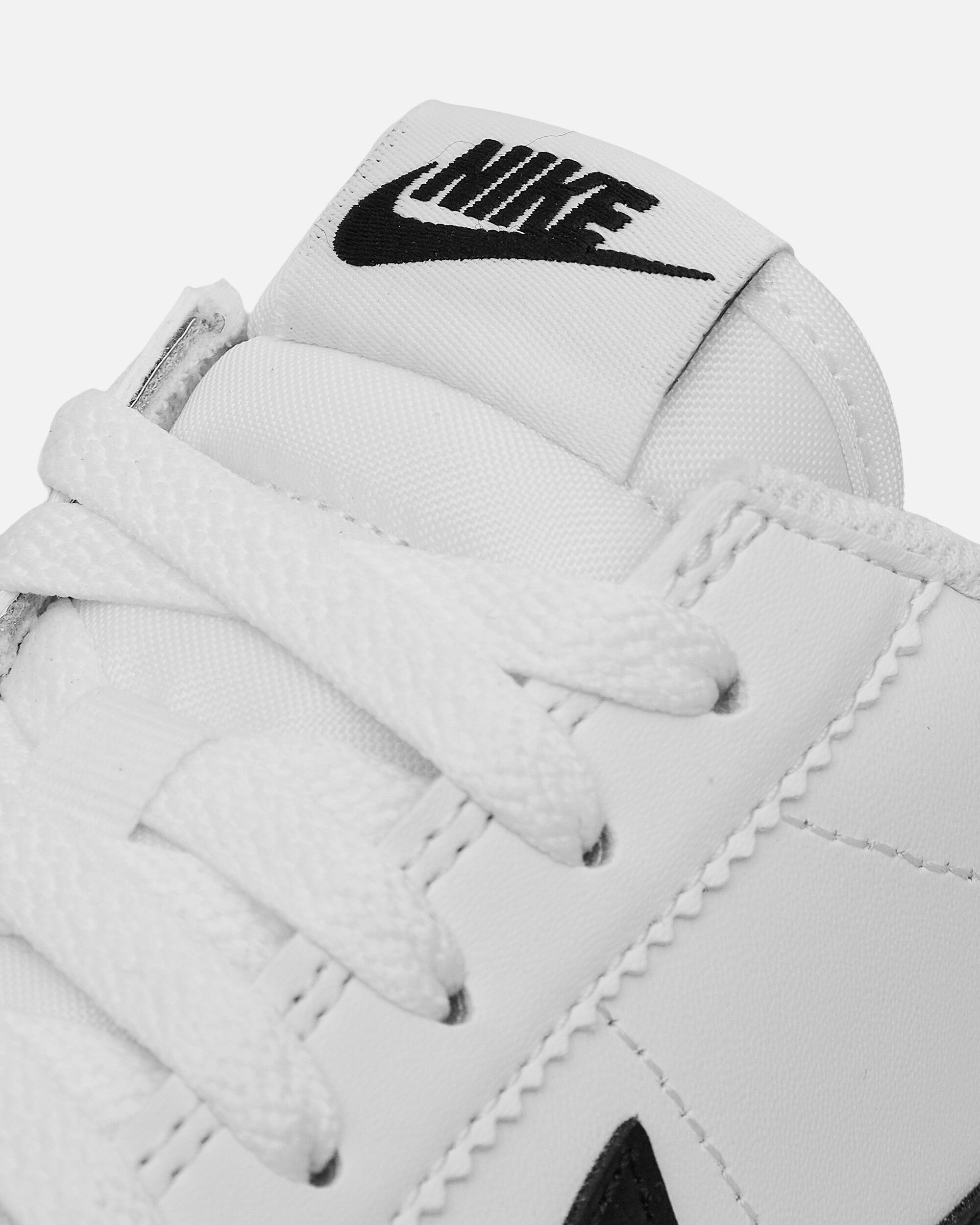 Cortez Leather Sneakers White / Black Flexible Shoes