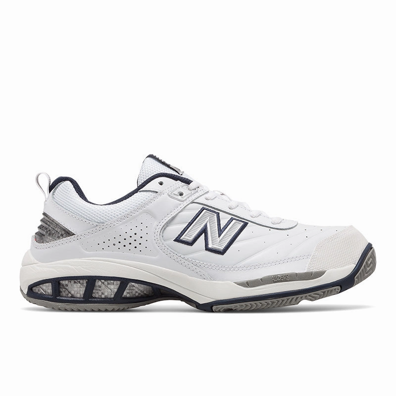 Court 806 - White with Navy - Men's New Balance casual sneakers for everyday comfort