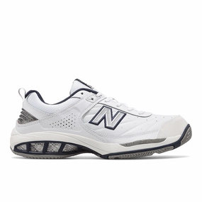 Court 806 - White with Navy - Men's New Balance casual sneakers for everyday comfort