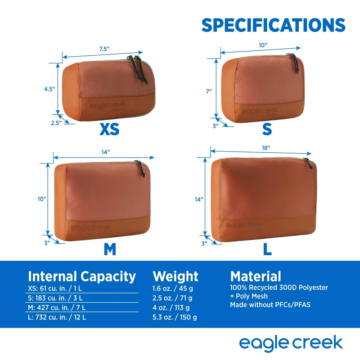 Eagle Creek Pack-It Reveal Cube, Medium Bags Eagle-Creek