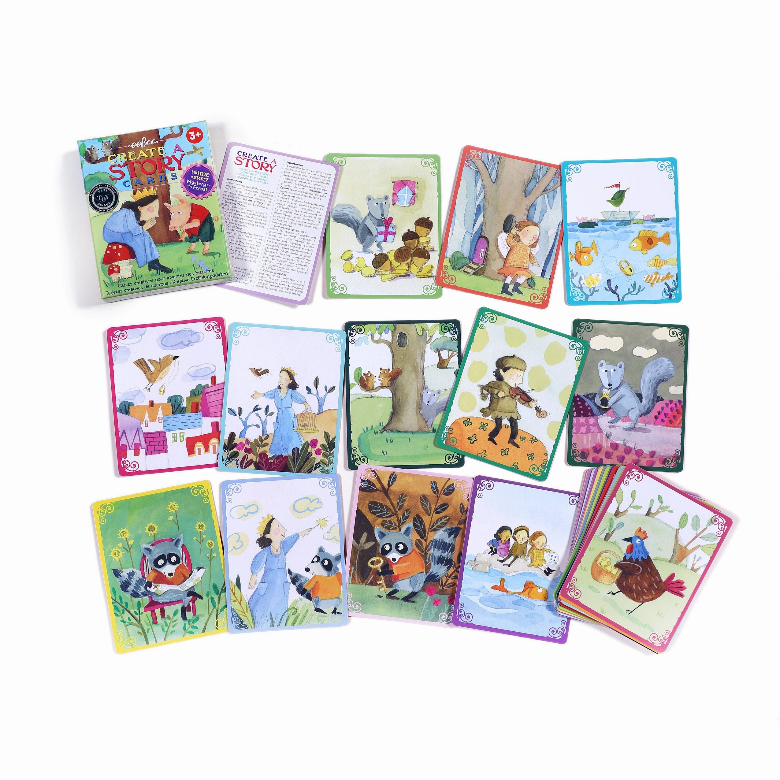 eeBoo Create A Story Cards - Mystery In The Forest