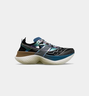 Endorphin Elite Winter Tech Caviar Mens Running Shoe - Caviar/Mirage Saucony cushioned sneakers for distance runs