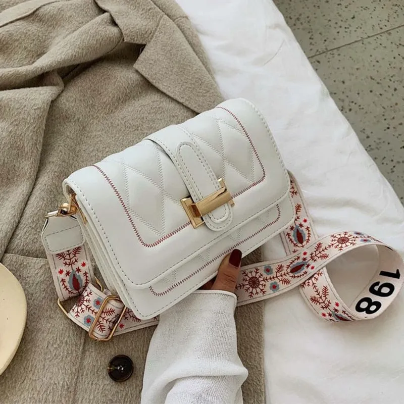 Fashion Women Designer Shoulder Bag High Quality PU Leather Female Brand Totes Female White Crossbody Bag For Women Handbag 2020 Fashion Nova Bags