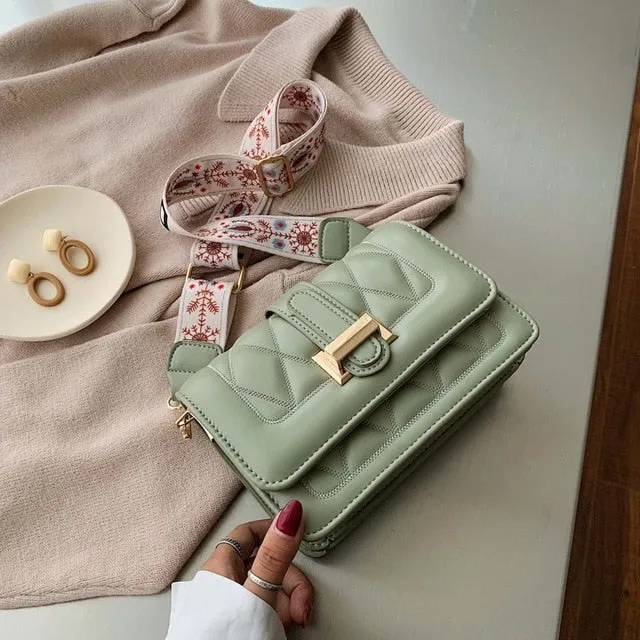 Fashion Women Designer Shoulder Bag High Quality PU Leather Female Brand Totes Female White Crossbody Bag For Women Handbag 2020 Fashion Nova Bags