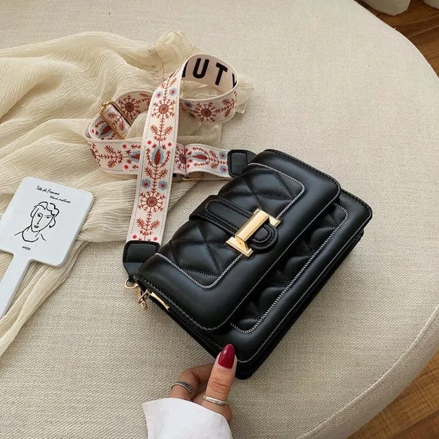 Fashion Women Designer Shoulder Bag High Quality PU Leather Female Brand Totes Female White Crossbody Bag For Women Handbag 2020 Fashion Nova Bags