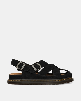 Fisherman Suede Sandals Black Dr. Martens shoe options